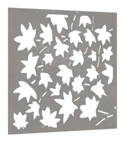 vidaXL Wanddecoratie tuin esdoornbladontwerp 55x55 cm cortenstaal