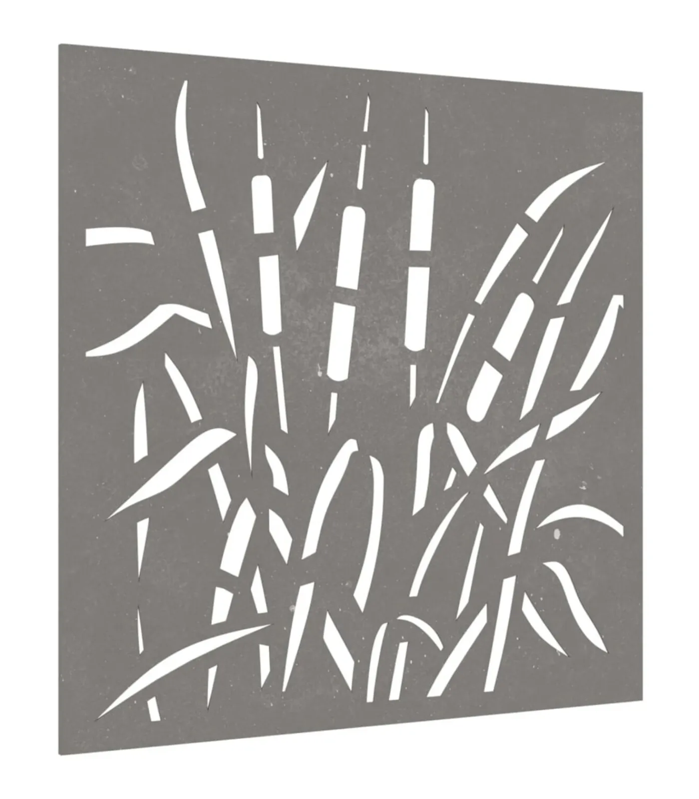 vidaXL Wanddecoratie tuin grasontwerp 55x55 cm cortenstaal