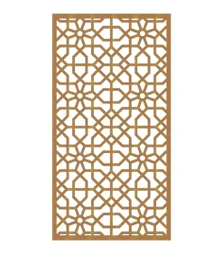 New Wanddecoratie tuin Moors ontwerp 105x55 cm cortenstaal Decoratie