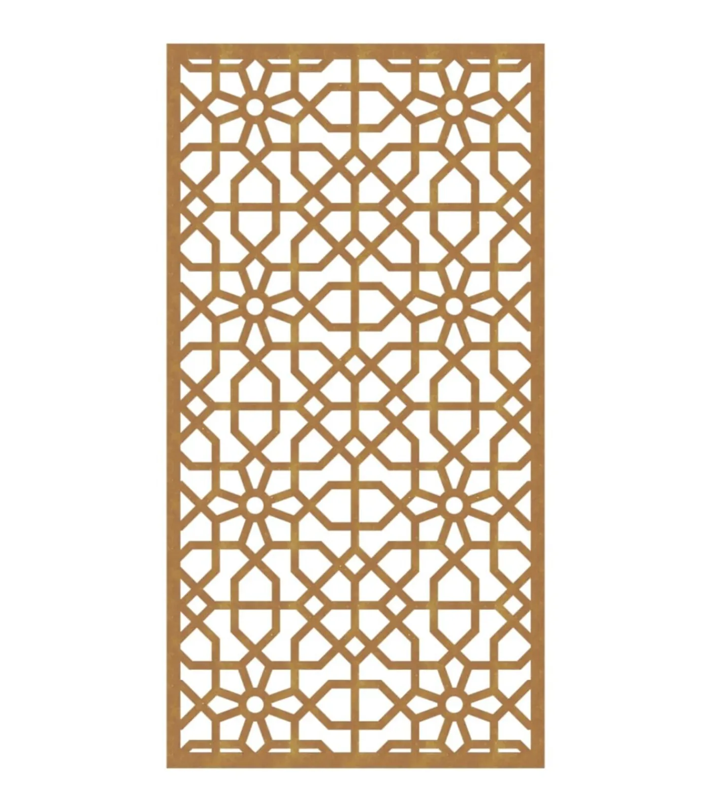 New Wanddecoratie tuin Moors ontwerp 105x55 cm cortenstaal Decoratie