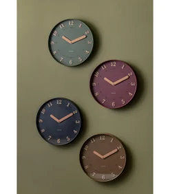 Wandklok Amena - Bruin - 40x40x40cm Klokken