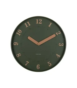 Best Wandklok Amena - Groen - 40x40x40cm Klokken