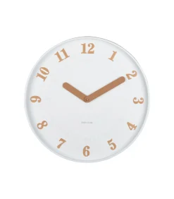 Karlsson Wandklok Amena - Wit - 40x40x40cm