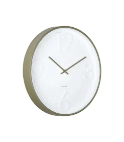 Karlsson Wandklok Ayuno - Legergroen - Ø40cm
