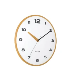 Karlsson Wandklok Brisk Dome - Okergeel - Ø40cm