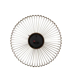 Wandklok Cascara - Bruin - 50x50x50cm Klokken