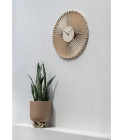 Wandklok Cascara - Wit - 50x50x50cm Klokken