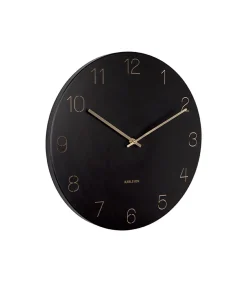 Wandklok Charm - Gegraveerde cijfers Zwart - Ø40cm Klokken
