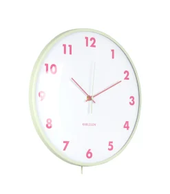 Karlsson Wandklok Cheeky Dome - Zachtgroen - 7.1x35.5x61.5cm