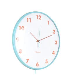 Karlsson Wandklok Cheeky Dome - Zachtblauw - 7.1x35.5x61.5cm
