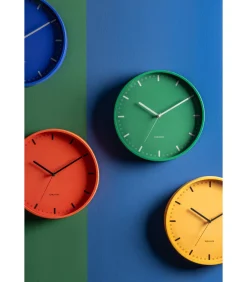 Clearance Wandklok Cool Retro - Groen - 30x30x30cm Klokken