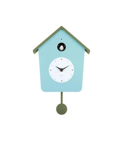 Karlsson Wandklok Cuckoo Light - Mistigblauw - 23x10.5x26.4cm