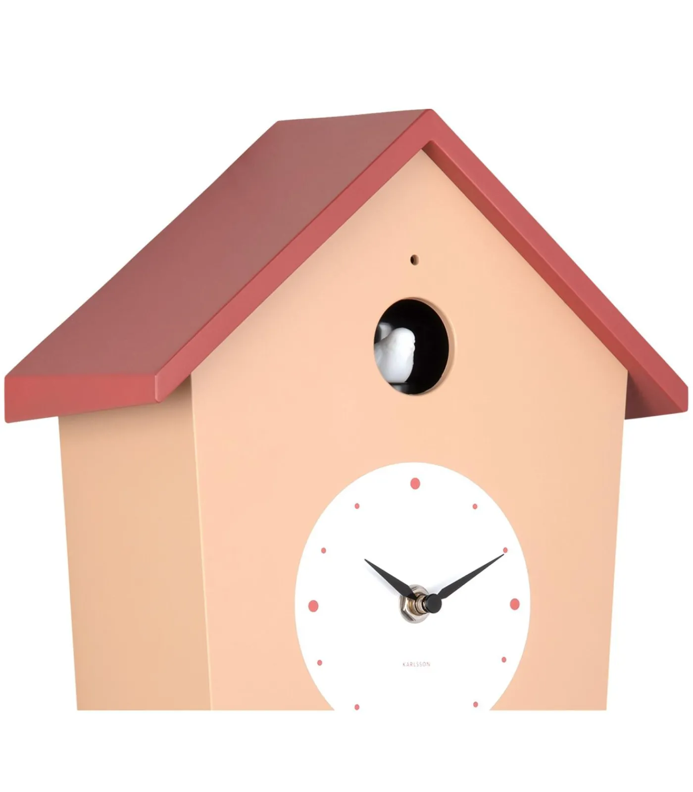 Sale Wandklok Cuckoo Light - Zachtbruin - 23x10.5x26.4cm Klokken