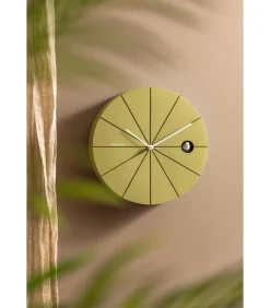 Online Wandklok Destacado Cuckoo - Groen - 28x28x28cm Klokken