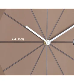 Karlsson Wandklok Destacado Cuckoo - Bruin - 28x28x28cm