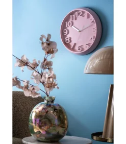 Discount Wandklok Elevated Classic Numbers - Zachtroze - 5x33.5x33.5cm Klokken