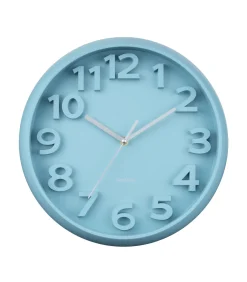 Sale Wandklok Elevated Classic Numbers - Mistig blauw - 5x33.5x33.5cm Klokken