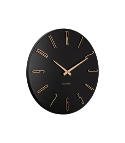 Discount Wandklok Esmerado - Zwart - 40x40x40cm Klokken