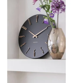 Discount Wandklok Esmerado - Zwart - 40x40x40cm Klokken