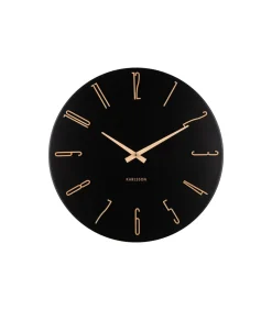 Discount Wandklok Esmerado - Zwart - 40x40x40cm Klokken