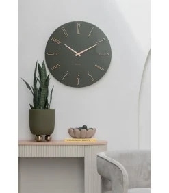 Online Wandklok Esmerado Large - Groen - 60x60x60cm Klokken
