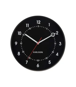 Clearance Wandklok Fresco - Zwart - 31.5x31.5x31.5cm Klokken