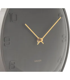 Hot Wandklok Fuerte Dome - Grijs - 30.5x30.5x30.5cm Klokken