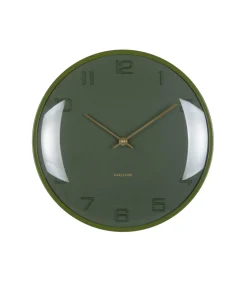 Wandklok Fuerte Dome - Groen - 30.5x30.5x30.5cm Klokken