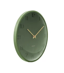 Wandklok Fuerte Dome - Groen - 30.5x30.5x30.5cm Klokken