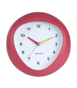 Karlsson Wandklok Funky Vibes - Scarlet rood - 4.4x25.5x25.5cm