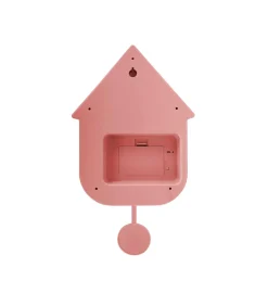 Wandklok Modern Cuckoo Oro - Roze - 21.5x8.5x41cm Klokken
