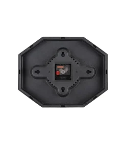 Best Wandklok Modern Factory Octagon - Rood - 32x32x26cm Klokken