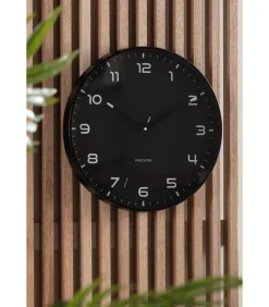 Online Wandklok Orgullo - Mat zwart - Ø40cm Klokken