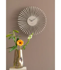 Clearance Wandklok Polo - Grijs - 48x48x48cm Klokken