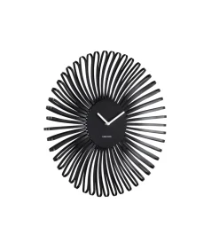 Karlsson Wandklok Polo - Zwart - 48x48x48cm