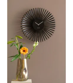 Karlsson Wandklok Polo - Zwart - 48x48x48cm