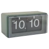 Clearance Wandklok Retro Boxed Flip - Jungle groen - 20x10x10cm Klokken