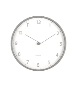 Wandklok Sencillez - Donkergrijs - Ø30cm Klokken