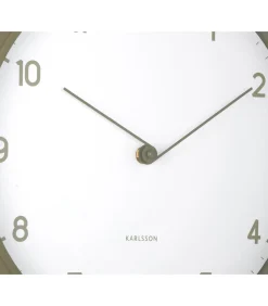 Karlsson Wandklok Sencillez - Legergroen - Ø30cm
