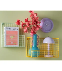 Karlsson Wandklok Slope - Zachtpaars - Ø20cm