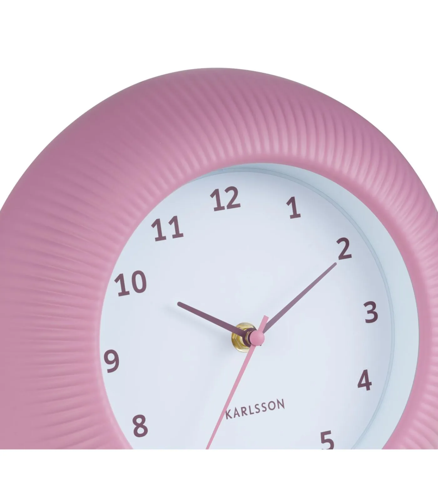 Karlsson Wandklok Tender Rib - Warmroze - Ø25cm