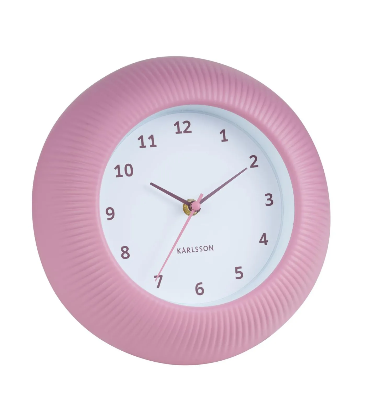Karlsson Wandklok Tender Rib - Warmroze - Ø25cm