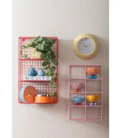 Outlet Wandklok Tender Rib - Zachtgeel - Ø25cm Klokken