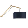 New Wandlamp Andes - Bamboe/Blauw - 95x47x55cm Muurverlichting