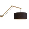 GOOD &MOJO Wandlamp Andes - Bamboe/Zwart - 95x47x55cm