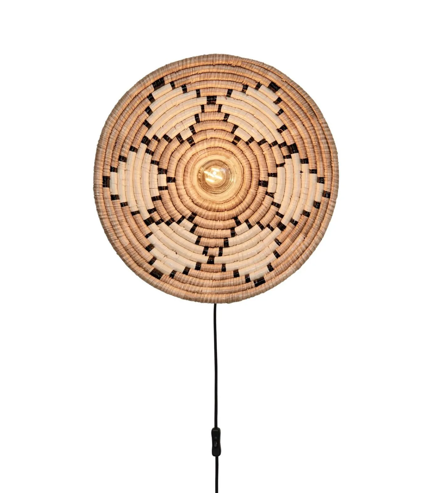 GOOD &MOJO Wandlamp Andros - Naturel/Wit - Ø45cm