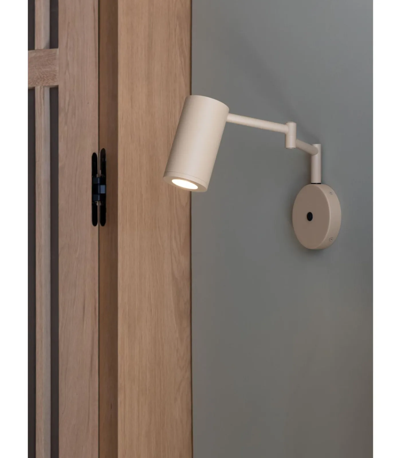 It's about RoMi Wandlamp Bilbao - Beige - 33x12x27cm