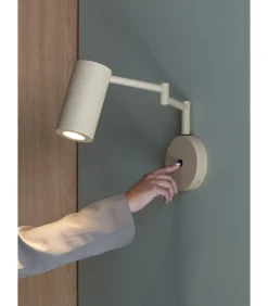 It's about RoMi Wandlamp Bilbao - Beige - 33x12x27cm