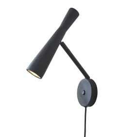 Discount Wandlamp Bordeaux - Zwart - 10.5x26x34.5cm Muurverlichting