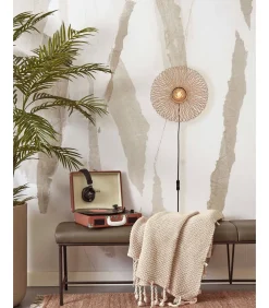 Discount Wandlamp Cango - Bamboe - Ø40cm Muurverlichting
